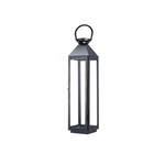 Contemporary Metallic Lantern Candle Holder, LG0525