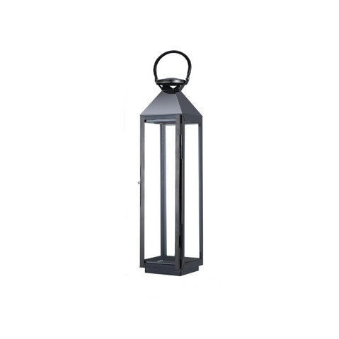 Contemporary Metallic Lantern Candle Holder, LG0525