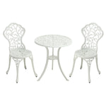 3Pcs Outdoor Garden Patio Furniture Conversation Set Cast Aluminium, AI0948