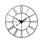 Livingandhome Large Vintage Cut-Out Metal Wall Clock, SW0043