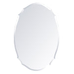 Livingandhome Wall Mounted Mirror with Beveled Edge for Bathroom Vanity Entryway Living Room, CD0552