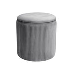 Livingandhome Modern Pleated Storage Ottoman, ZH0935