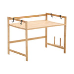 Livingandhome Free Standing Kitchen Organizer Storage Shelf Spice Jars Rack, SW0397