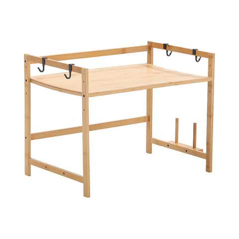 Livingandhome Free Standing Kitchen Organizer Storage Shelf Spice Jars Rack, SW0397