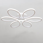 Livingandhome Modern Acrylic Petal LED Semi Ceiling Light, LG0423