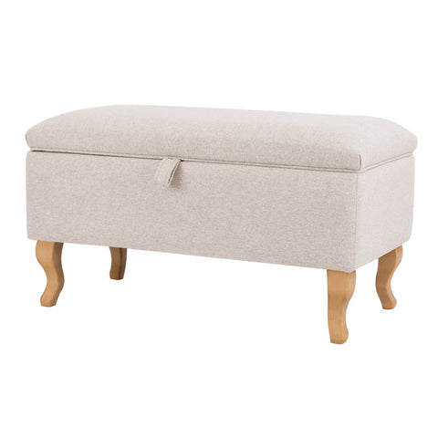 Rectangular Linen Storage Accent Ottoman, ZH0255