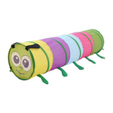 Livingandhome 6FT Caterpillar Crawl Play Tunnel Pop-up for Kids Multicoloured, WF0041