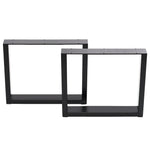Industrial Heavy Duty Rectangular Iron Table Legs, PM0553