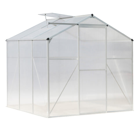 Aluminium Hobby Greenhouse with Window Opening, PM0298PM0299