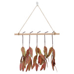 Farmhouse Wall Hanging Decor Artificial Red Eucalyptus, SW0257