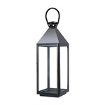 Contemporary Metallic Lantern Candle Holder, LG0528