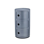 Livingandhome Cylindrical Multi-Tiered Plastic Storage Drawer Unit, ZH1241