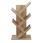 Rustic Standing Tree Bookshelf Wood Display Rack, SP2425