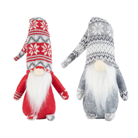 Livingandhome Christmas Santa Gnome Plush Doll Ornament Elf Decor, CD0506