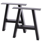 Set of 2 Heavy Duty Tube Metal Legs for Furniture, PM0397