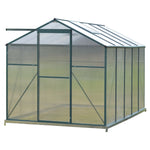 Aluminium Hobby Greenhouse with Base and Window Opening, PM0986PM0987