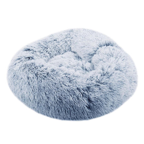 Calming Round Donut Plush Dog Cuddler Bed, SP1513