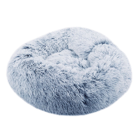 Calming Round Donut Plush Dog Cuddler Bed, SP1511