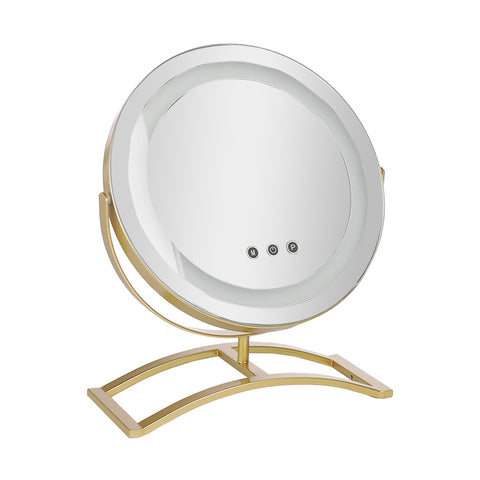 Livingandhome Round LED Makeup Dressing Table Mirror, SW0405