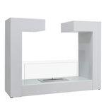 Rectangular Double Sided Ethanol Fireplace Freestanding, PM1039