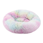 Calming Round Donut Plush Dog Cuddler Bed, SP1518