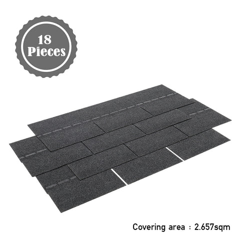 Livingandhome 18Pcs Asphalt Shingles Bitumen Roofing, AI1007