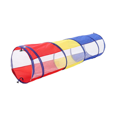 Livingandhome 6FT Crawl Play Tunnel Pop-up Tunnel for Kids Multicoloured, WF0040
