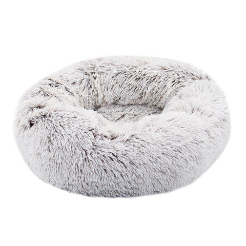 Calming Round Donut Plush Dog Cuddler Bed, SP1516
