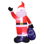 Inflatable Santa Claus Christmas Yard Decoration with LED, SJ0021