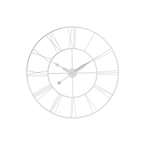 Large Vintage Cut-Out Metal Wall Clock, SW0045