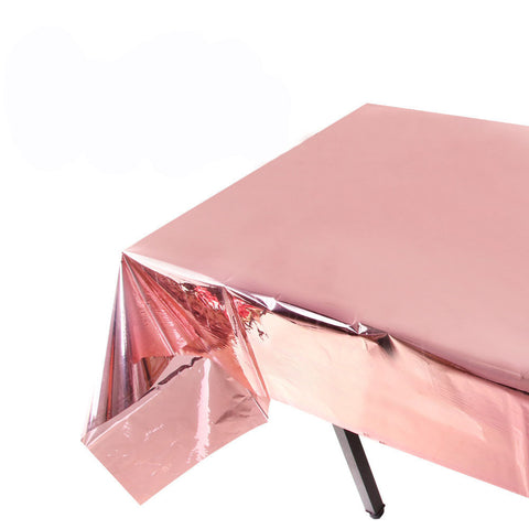 Rectangular Tinsel Foil Christmas Tablecloth, CD0161