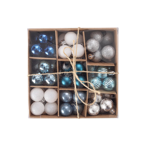 Livingandhome 99Pcs Christmas Balls Ornaments for Xmas Tree Hanging Decorations, CD0498