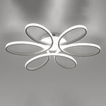 Livingandhome Modern Acrylic Petal LED Semi Ceiling Light, LG0422