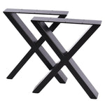 X-Shaped Iron Furniture Legs Set of 2, PM1730