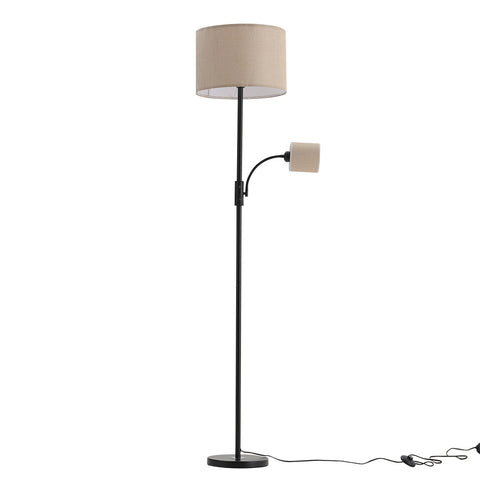 Livingandhome 2-Light Floor Standing Lamp with Adjustable Head, FI0482