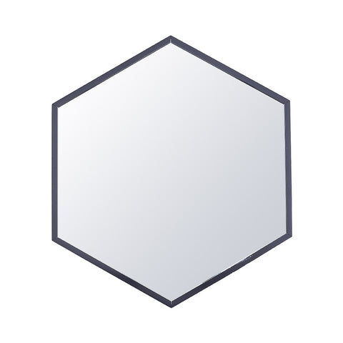 Livingandhome Wall Mounted Modern Hexagon Vanity Mirror for Living Room Bathroom, CD0553