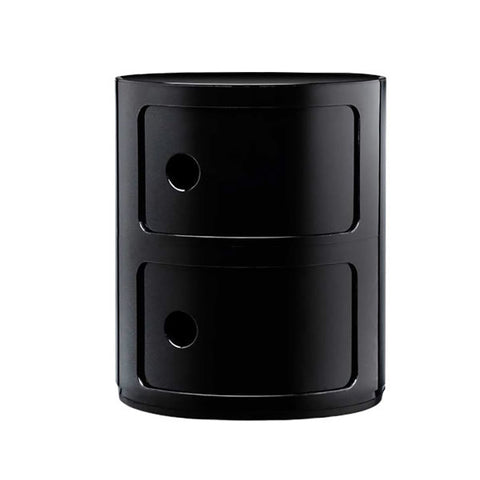 Livingandhome Cylindrical Multi-Tiered Plastic Storage Drawer Unit, ZH1233