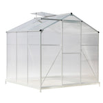 Aluminium Hobby Greenhouse with Base and Window Opening, PM0296PM0297