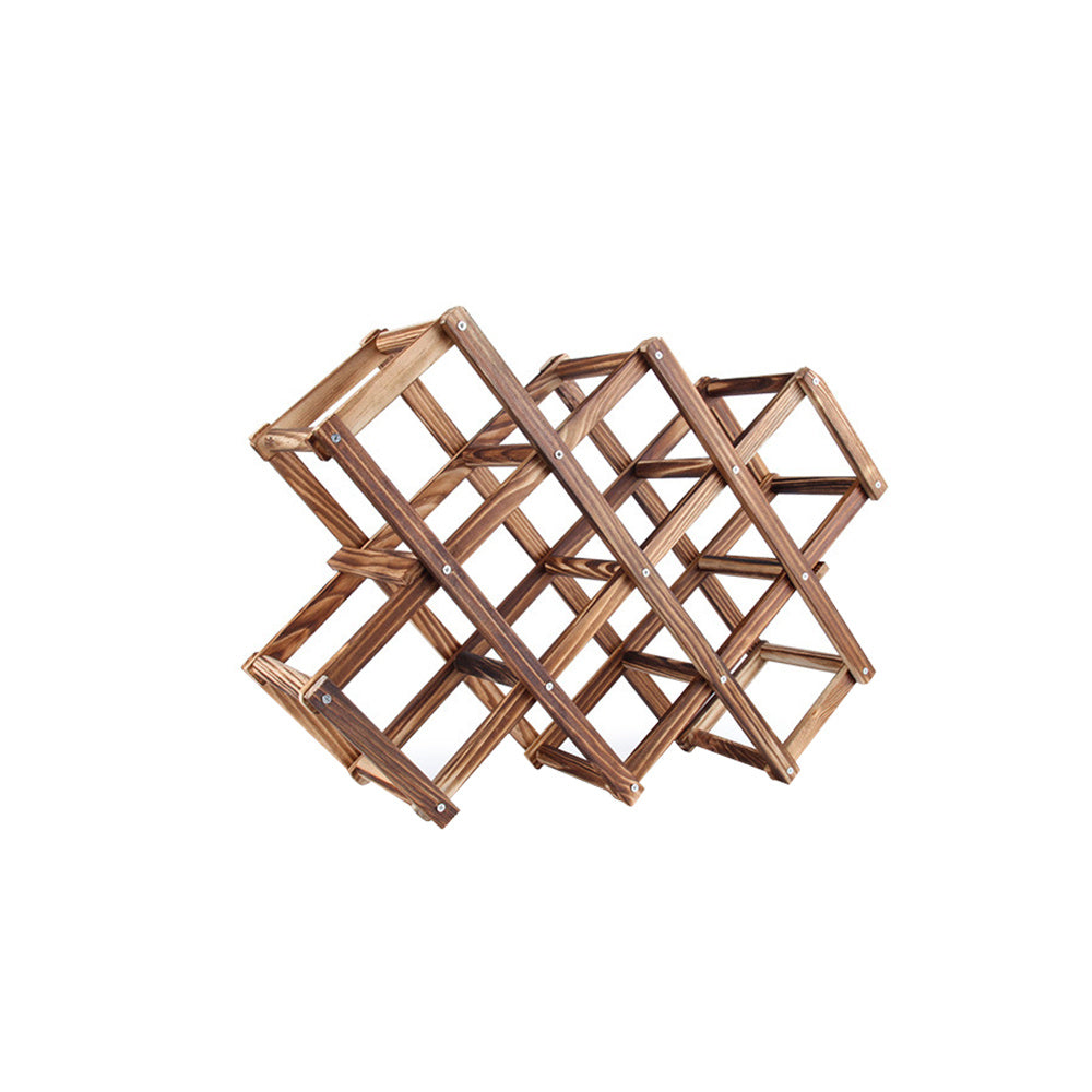 Decorative Foldable Solid Wood Stackable Wine Rack, CD0126 – EVER STRONG