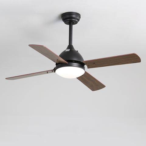 Livingandhome 4 Blade Ceiling Fan with Light for Indoor/Outdoor, DM0176