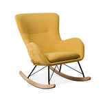 Linen Cushion Rocking Chair, JM1738