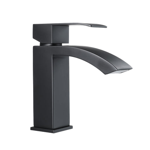 Livingandhome Modern Bathroom Mixer Tap Single Handle Stainless Steel, DM0361