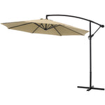 Outdoor Large 3M Cantilever Parasol with Cross Base, LG0437LG0441