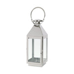 Modern Stainless Steel Candle Lantern with Handle for Home Decor, LG0133