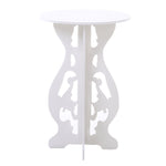 European Modern Round White Accent Coffee Table, SP2334