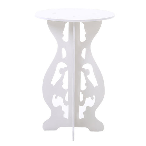 European Modern Round White Accent Coffee Table, SP2334
