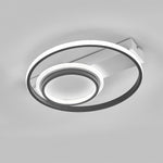 Contemporary Round LED Living Room Flush Mount Lighting, LG0599