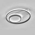 Contemporary Round LED Living Room Flush Mount Lighting, LG0600