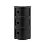 Livingandhome Cylindrical Multi-Tiered Plastic Storage Drawer Unit, ZH1240