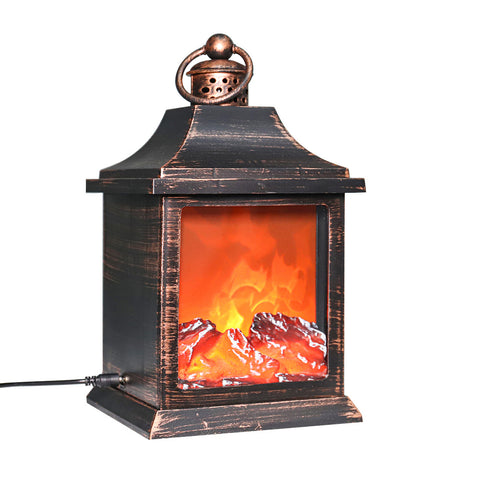 LED Fireplace Lantern Fire Flame Light Home Decor, SC0106